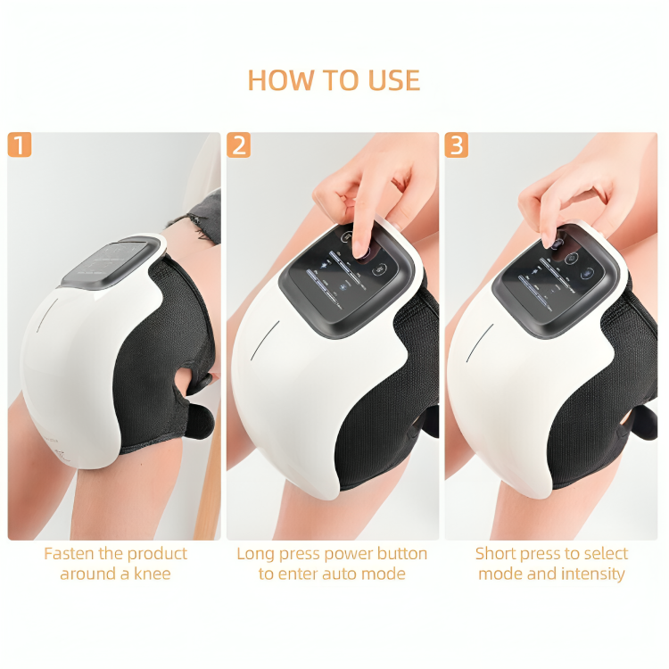 Dr. Knee Massager. The 4-In-1 Natural, Pain-Relief Massager.