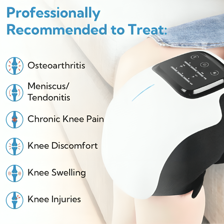 Dr. Knee Massager. The 4-In-1 Natural, Pain-Relief Massager.